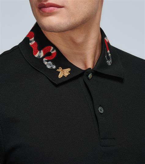 gucci polo shirt snake cheap|gucci polo shirt snake collar.